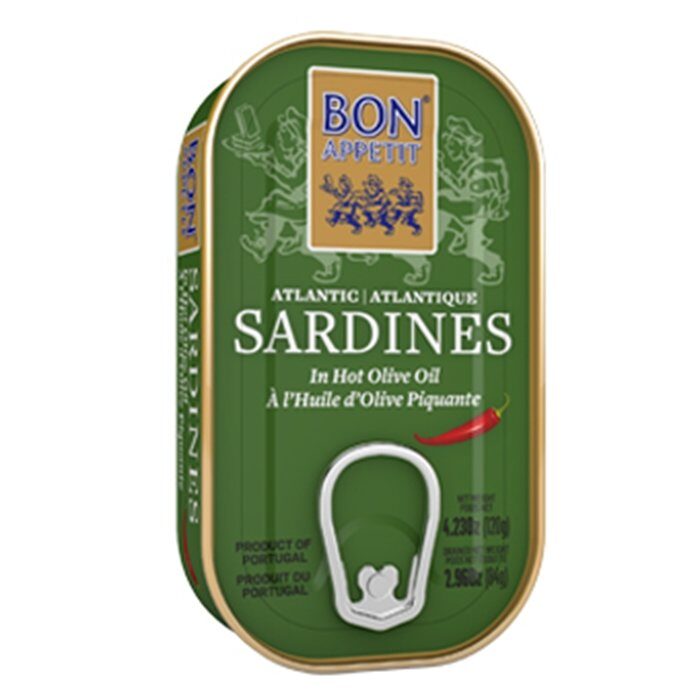 Bon Appetit Sardīnes pikantā olīveļļā 120 g