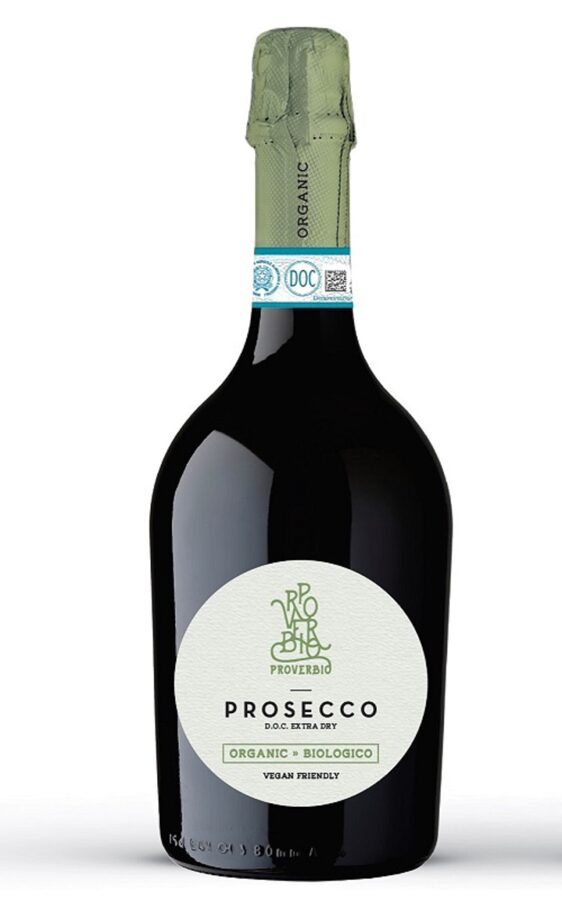Dry organic sparkling wine Proverbio Organic Prosecco Extra Dry 11% 0.75l