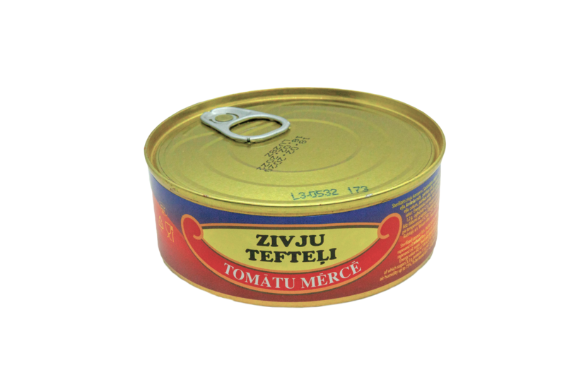 Zivju tefteļi tomātu mērcē 240g BRIVAIS VILNIS