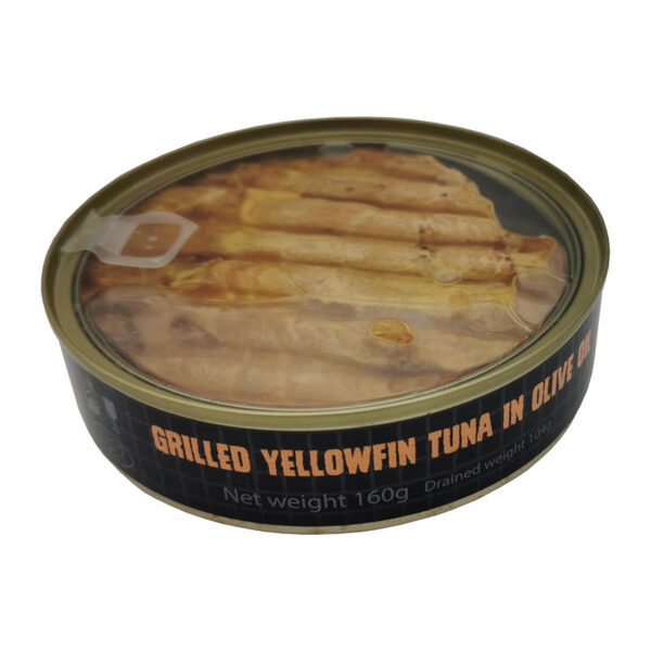 BRĪVAIS VILNIS Grilled pieces of yellowfin tuna in olive oil 160G