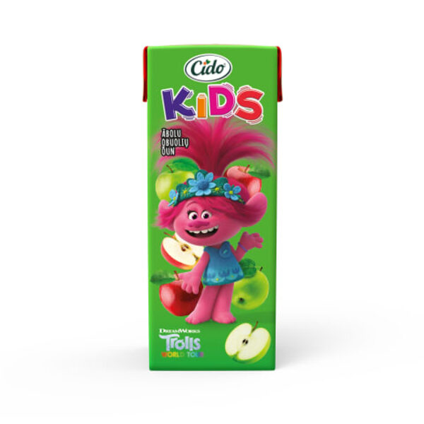 CIDO Kids Trolls Яблочный сок, 0,2 л