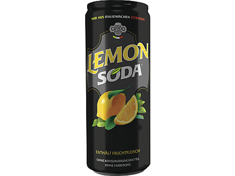 Crodo Premium Lemon-Soda, 0.33l